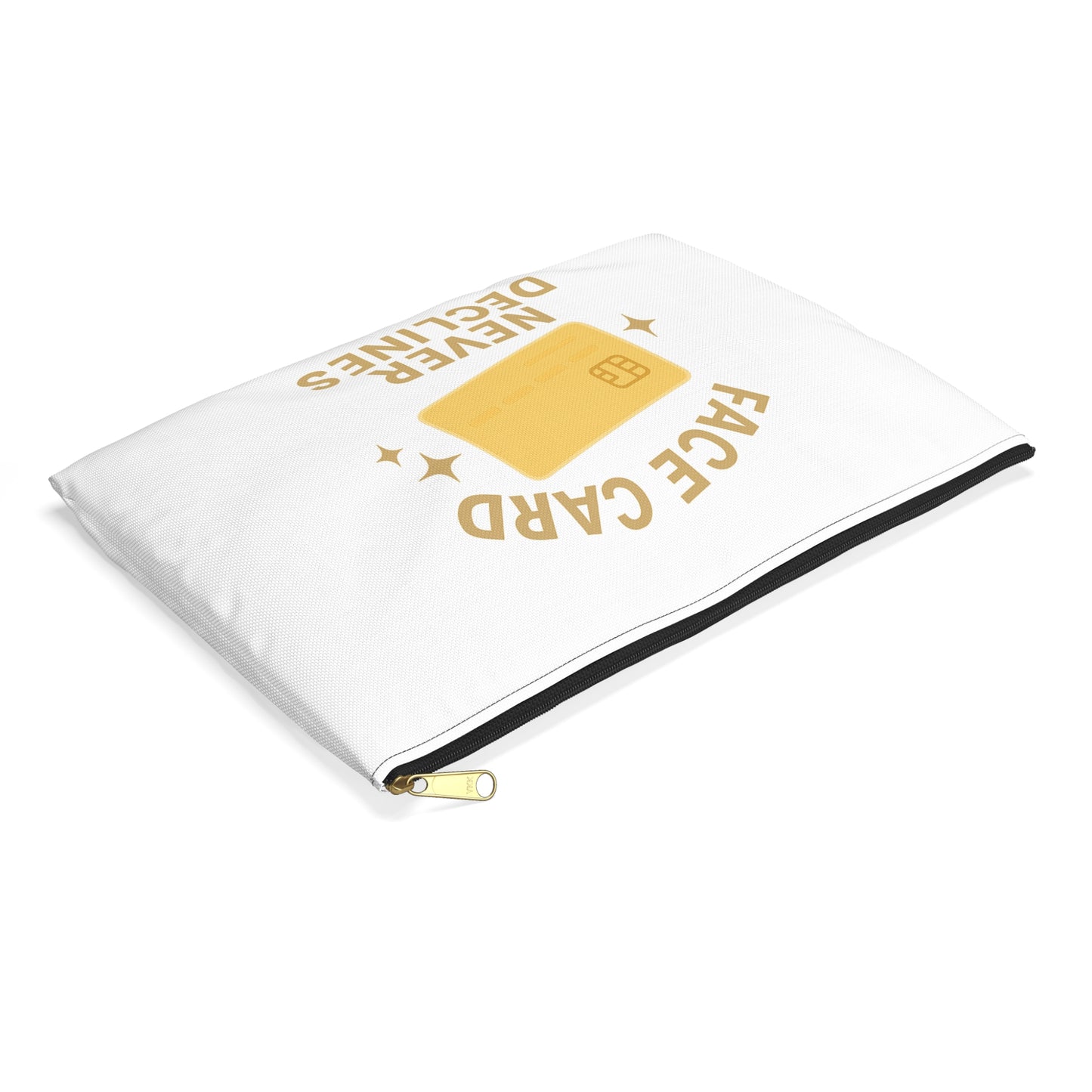 Face Card Never Declines Accessory Pouch