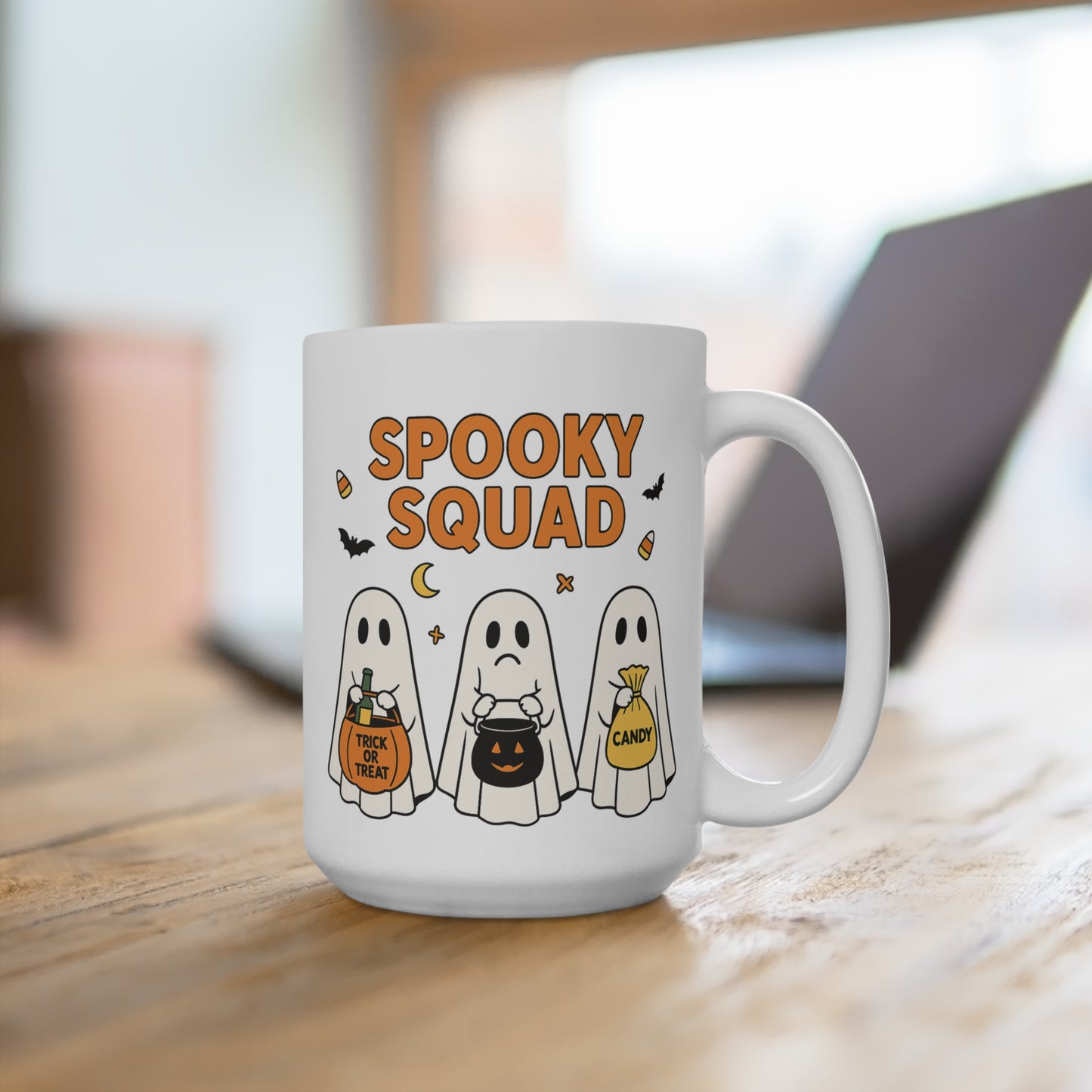 Spooky Squad Trick or Treat Ceramic Mug (11oz, 15oz, 20oz)
