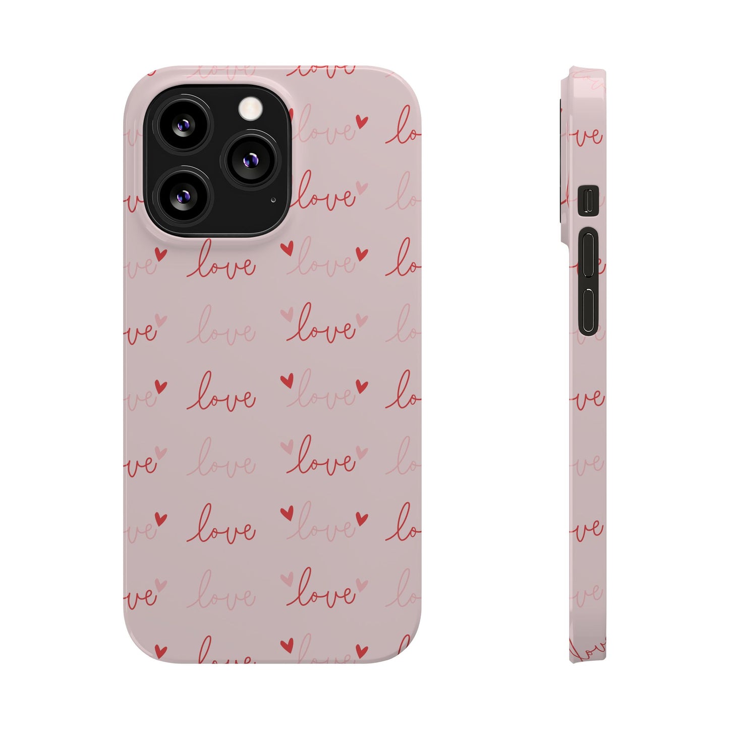 Love Silk Slim iPhone Case
