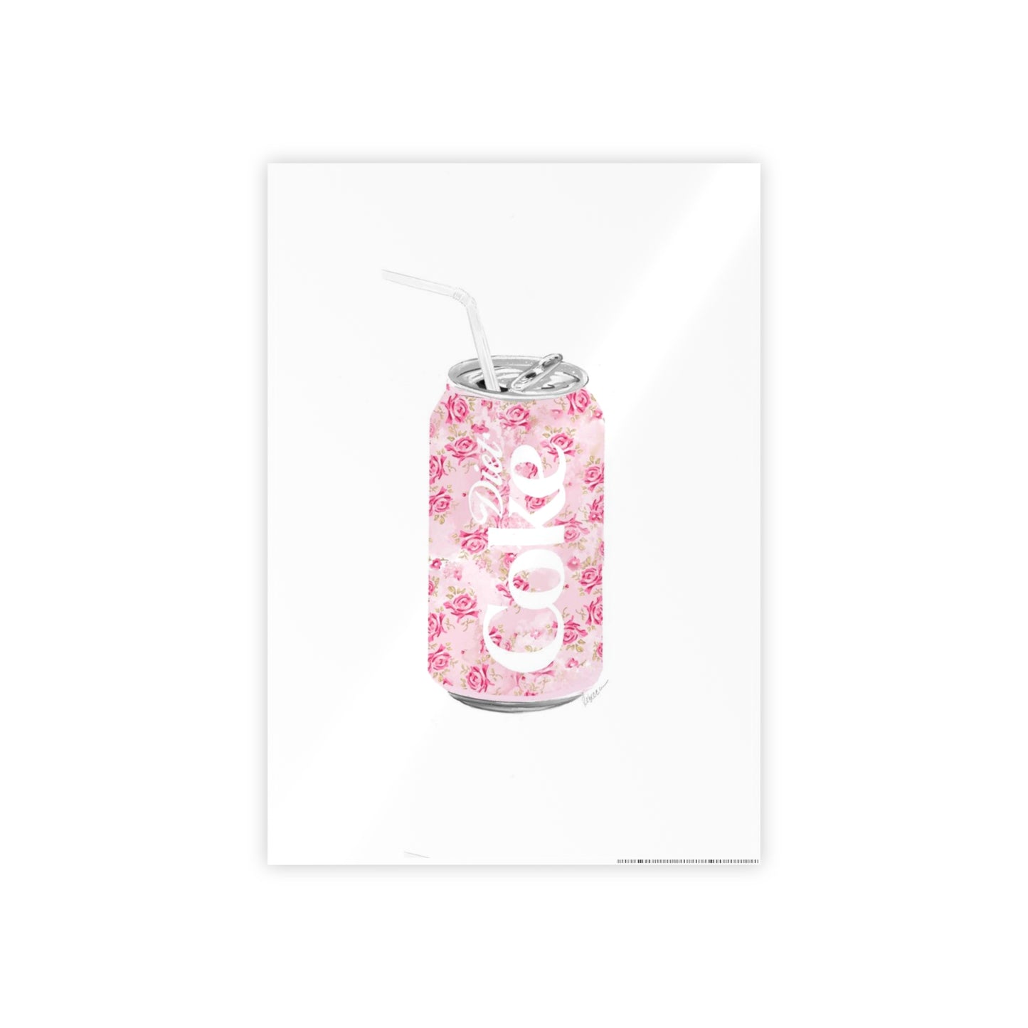 Rose Diet Coke Gloss Poster