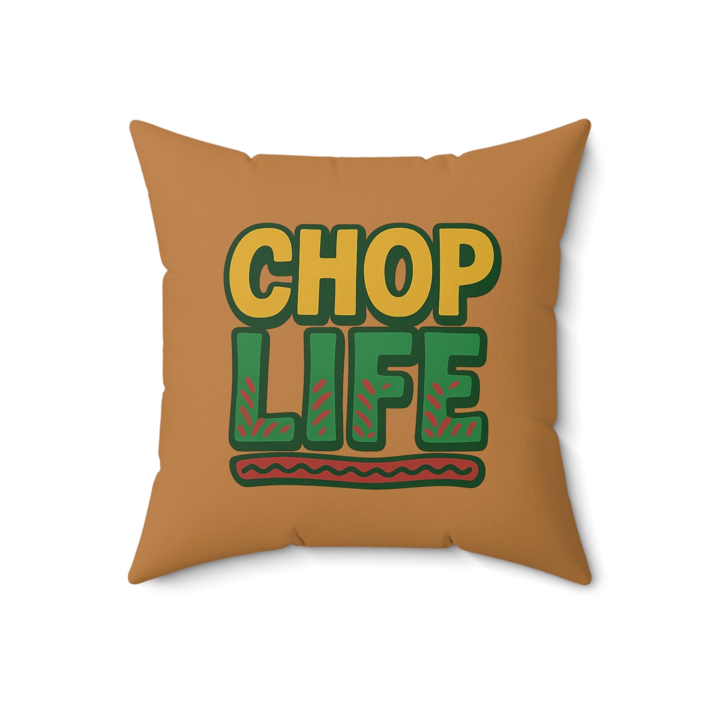 Chop Life Festive Spun Polyester Pillow