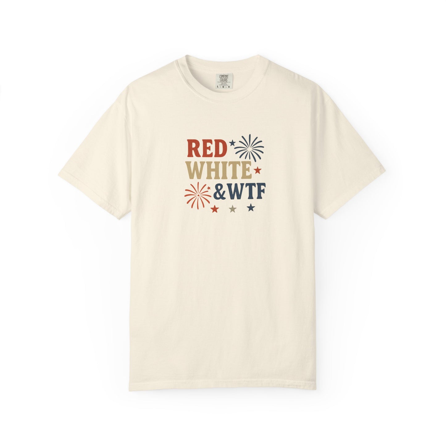 Red White and WTF Oversized T-shirt