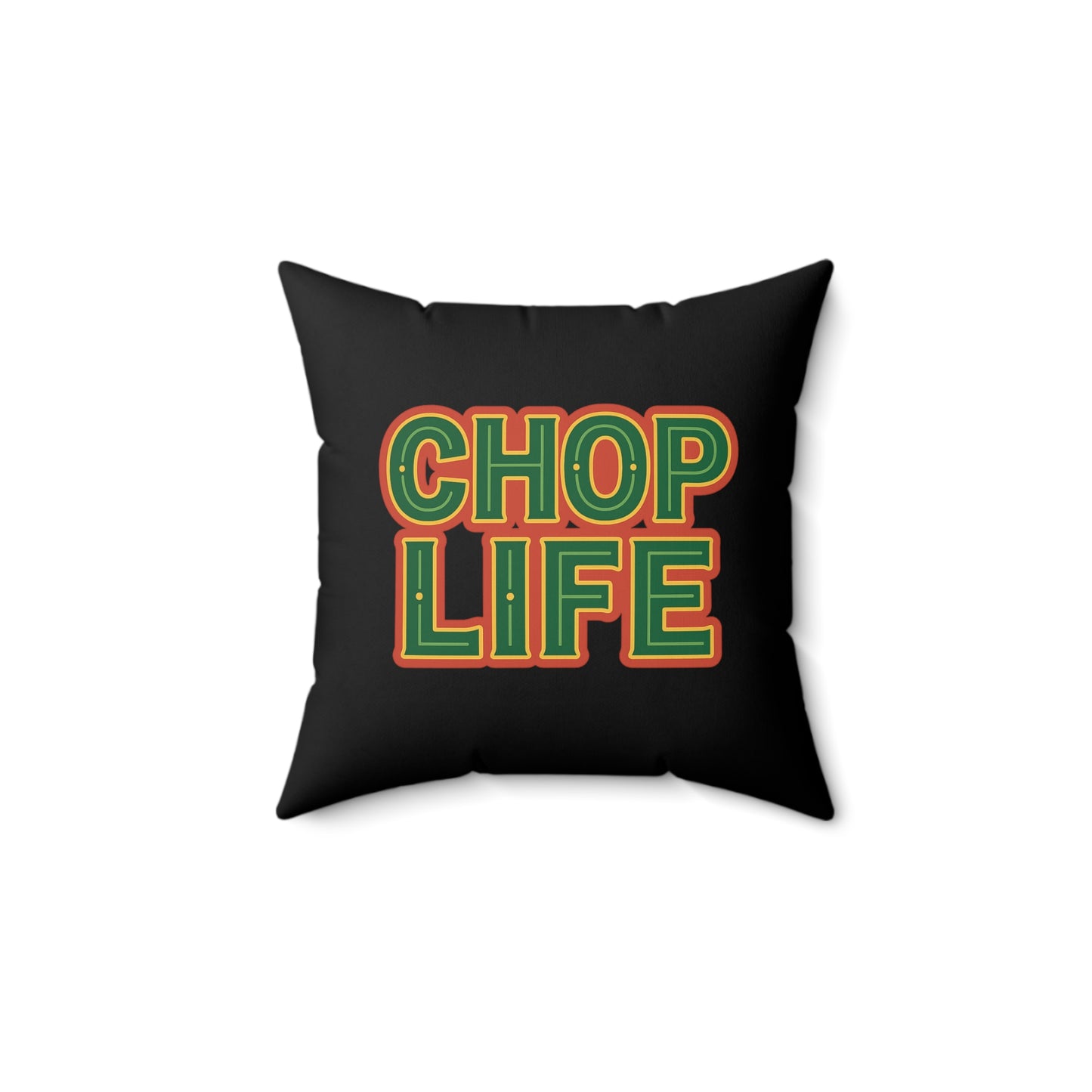 Chop Life Spun Polyester Pillow