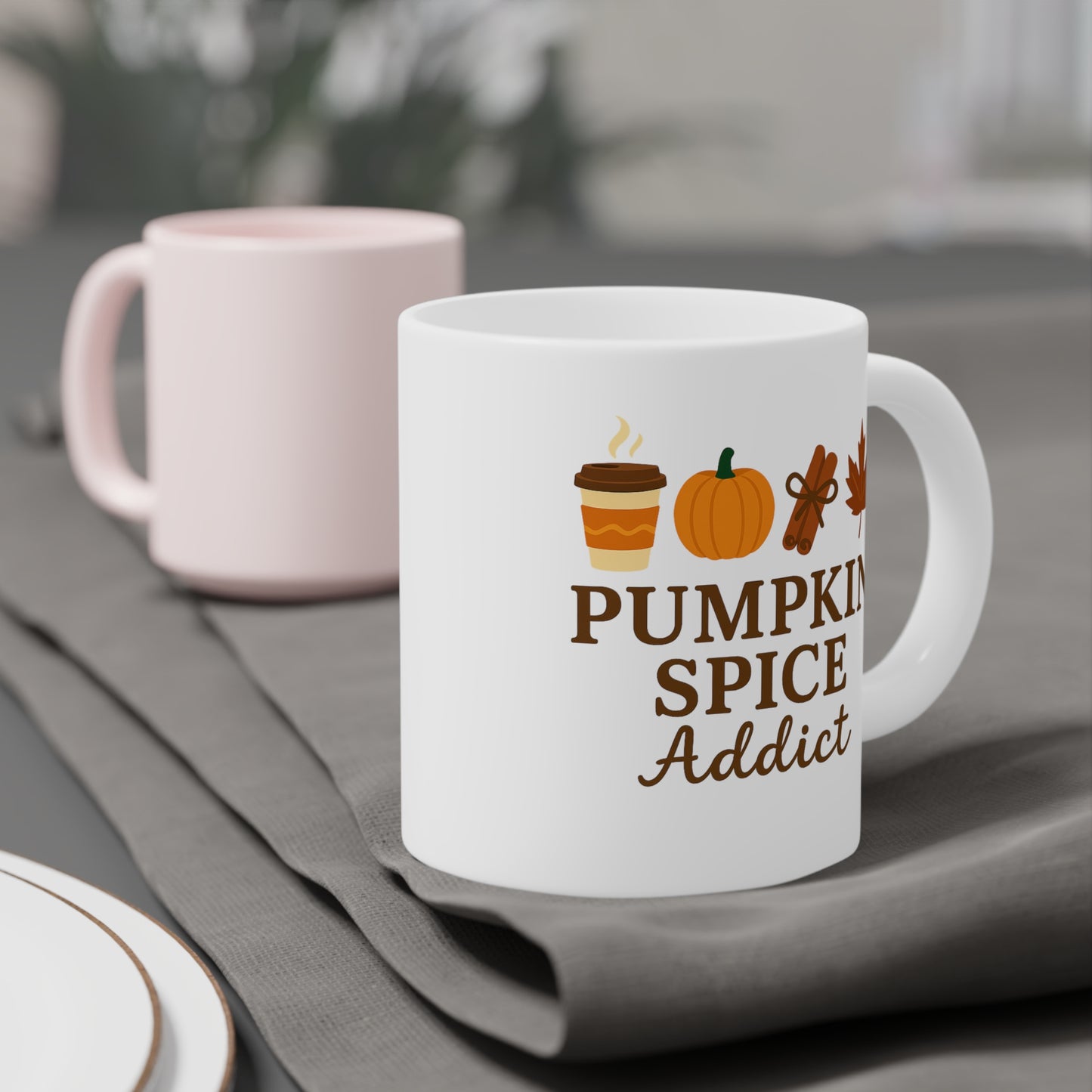Pumpkin Spice Addict Ceramic Mug (11oz, 15oz, 20oz)