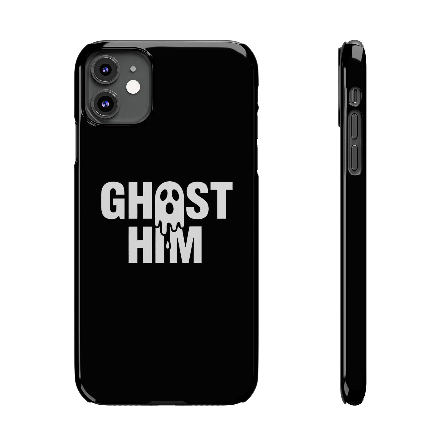 Ghost Him Slim iPhone Case