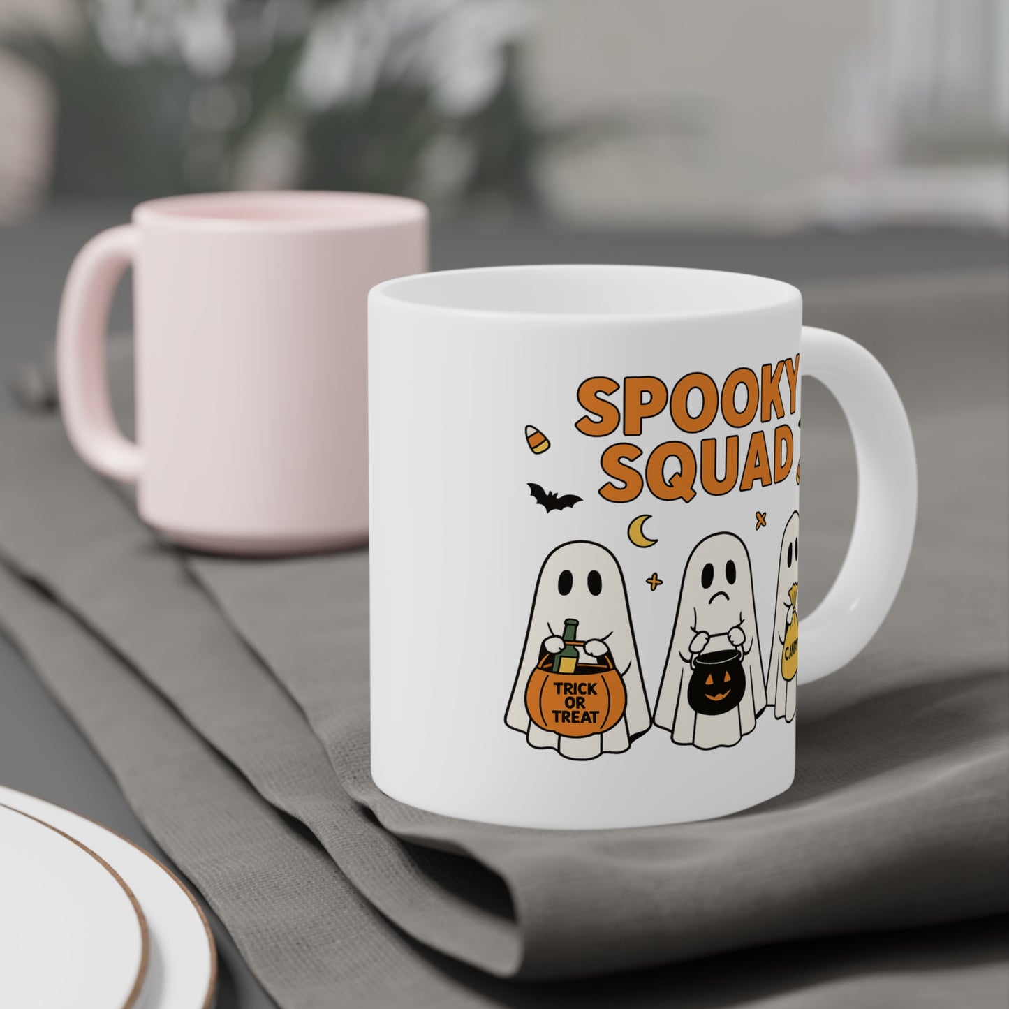 Spooky Squad Trick or Treat Ceramic Mug (11oz, 15oz, 20oz)
