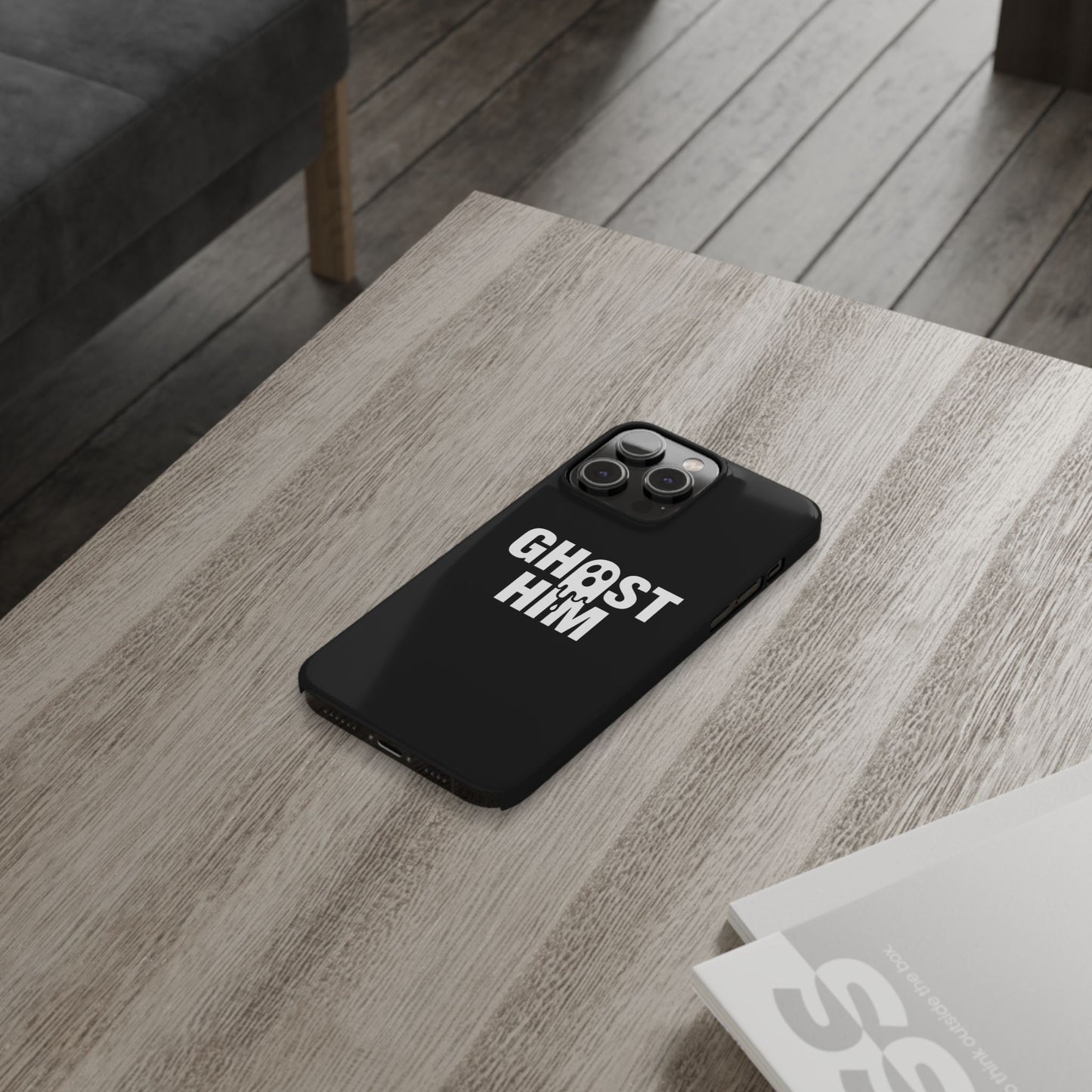 Ghost Him Slim iPhone Case