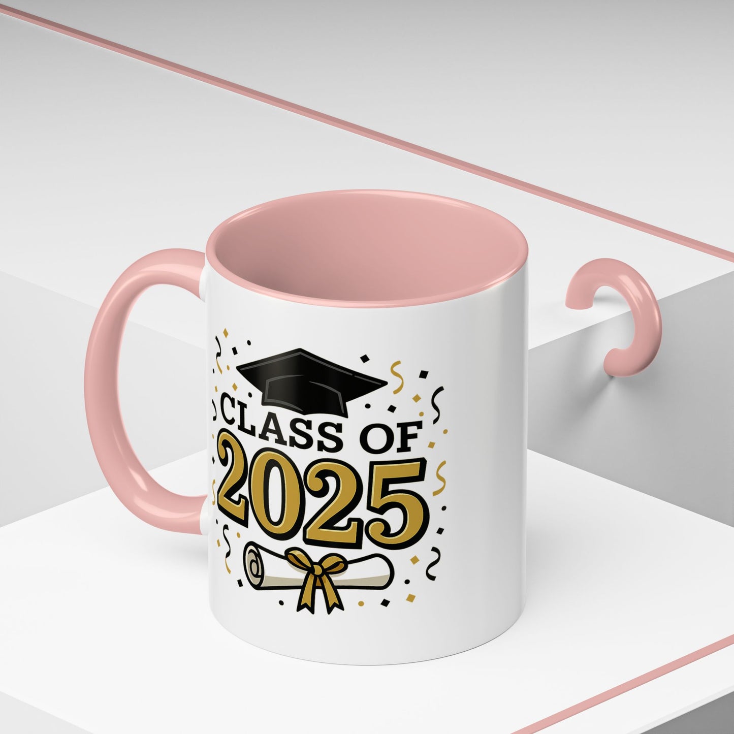 Class of 2025 Accent Coffee Mug