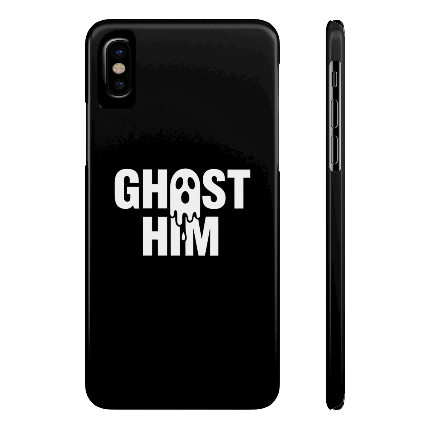 Ghost Him Slim iPhone Case