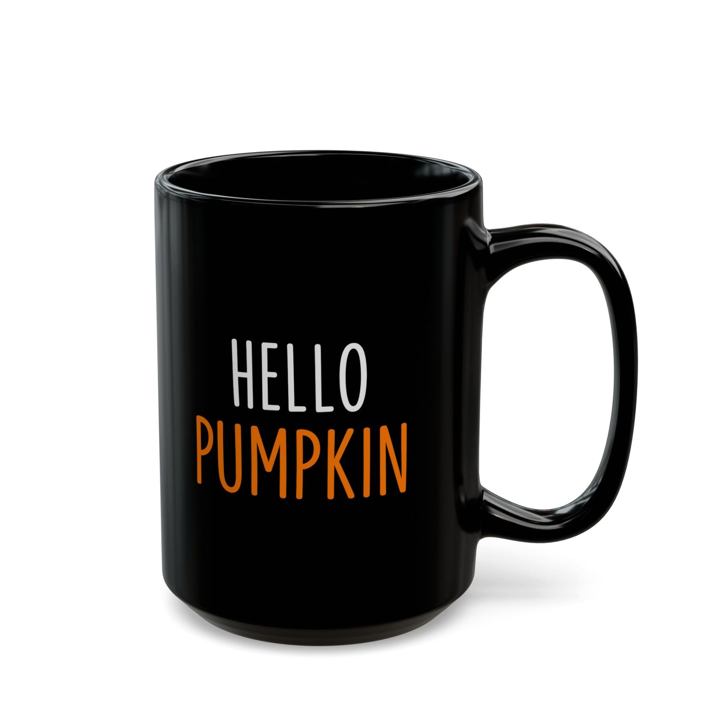 Hello Pumpkin Black Mug (11oz, 15oz)
