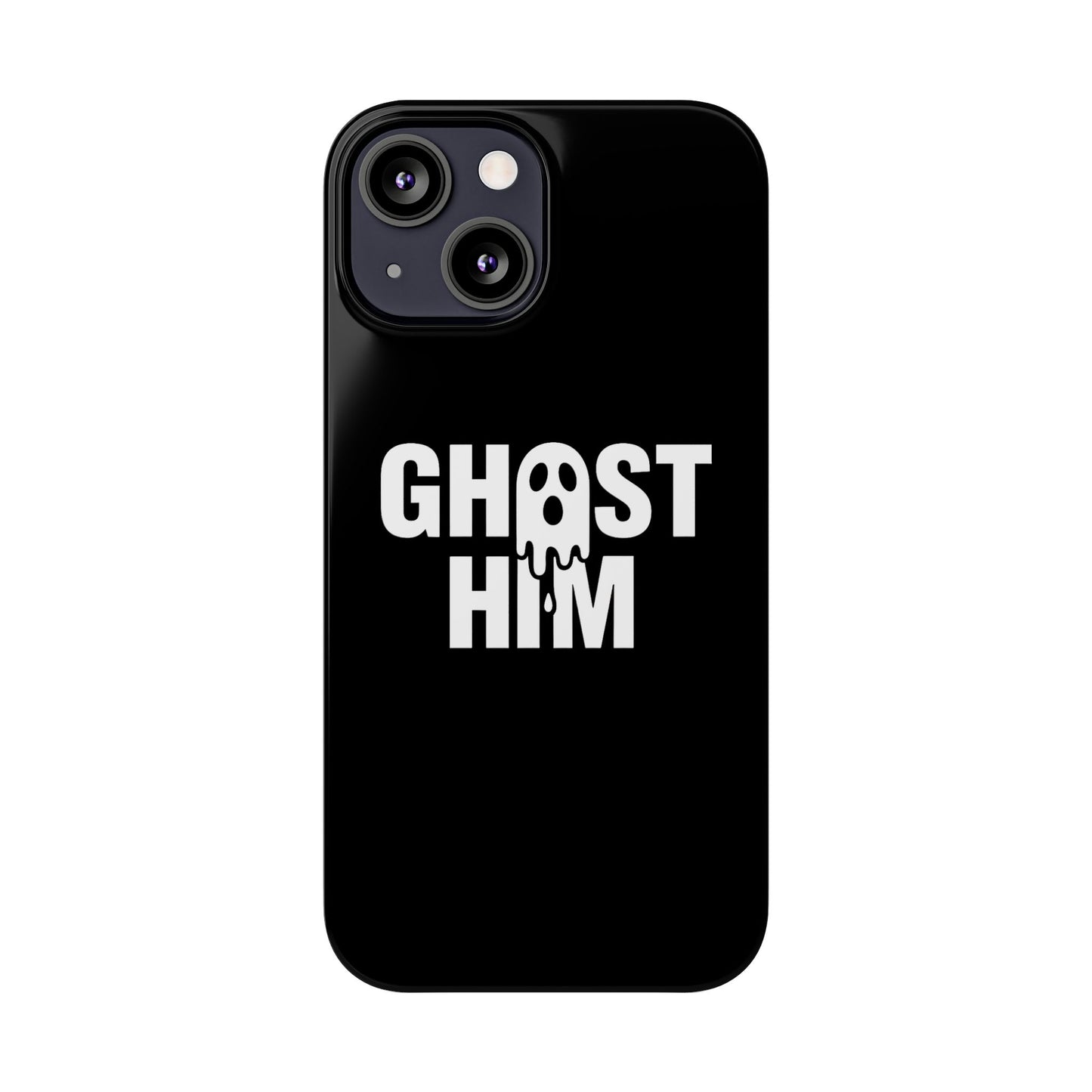 Ghost Him Slim iPhone Case