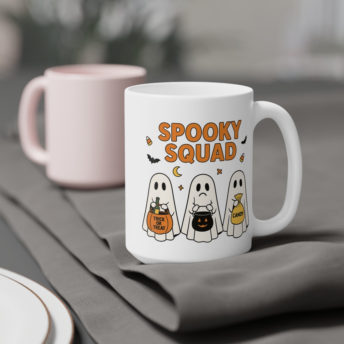 Spooky Squad Trick or Treat Ceramic Mug (11oz, 15oz, 20oz)