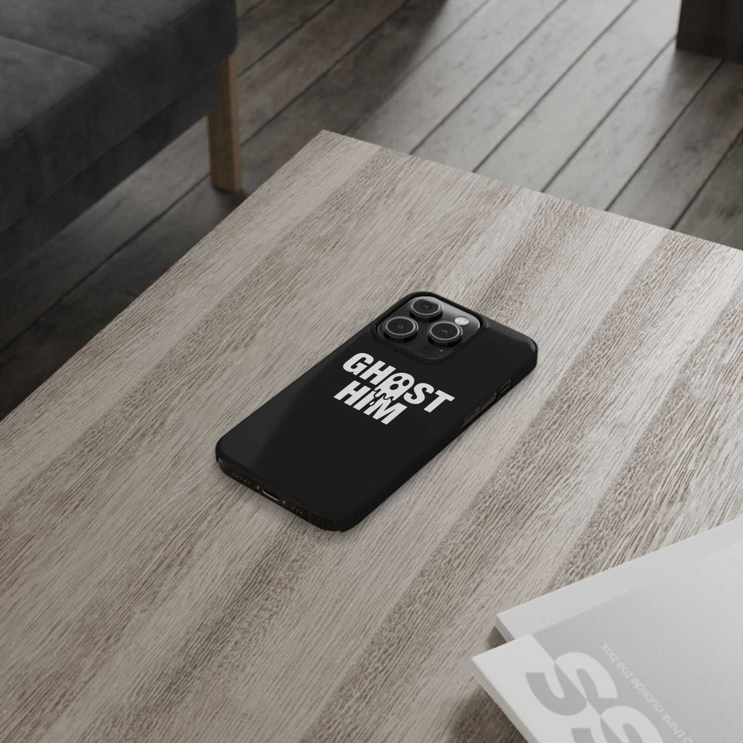 Ghost Him Slim iPhone Case