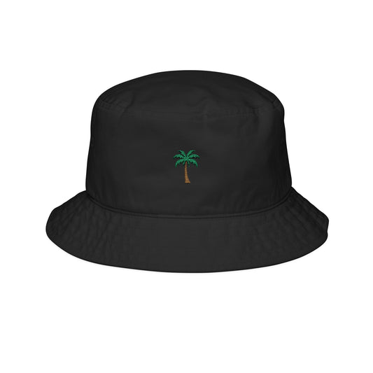 Palm Tree Embroidered Bucket Hat