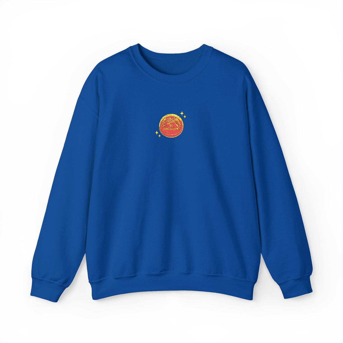 Be Excellent Embroidered Crewneck Sweatshirt