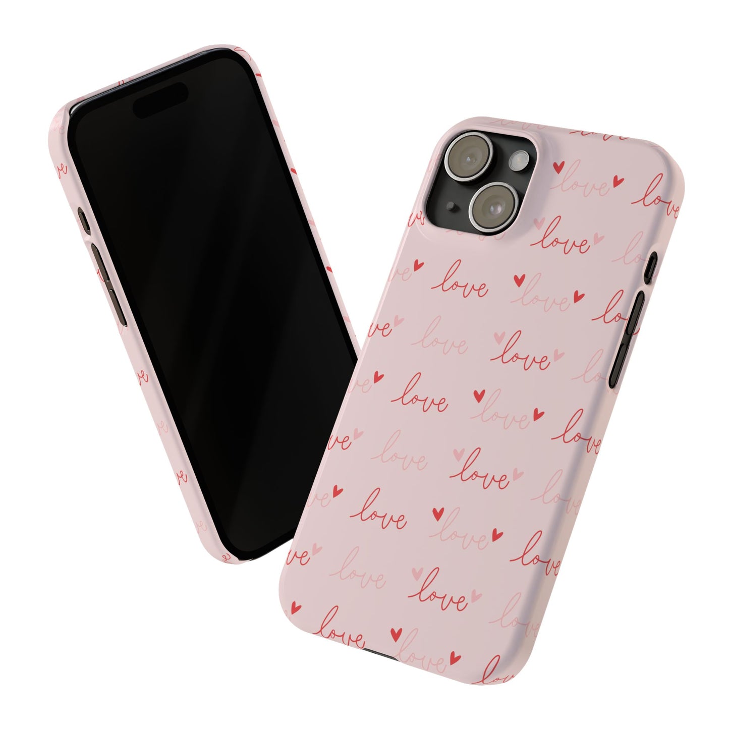 Love Silk Slim iPhone Case