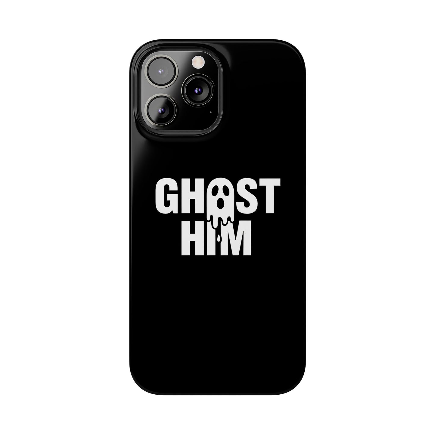 Ghost Him Slim iPhone Case
