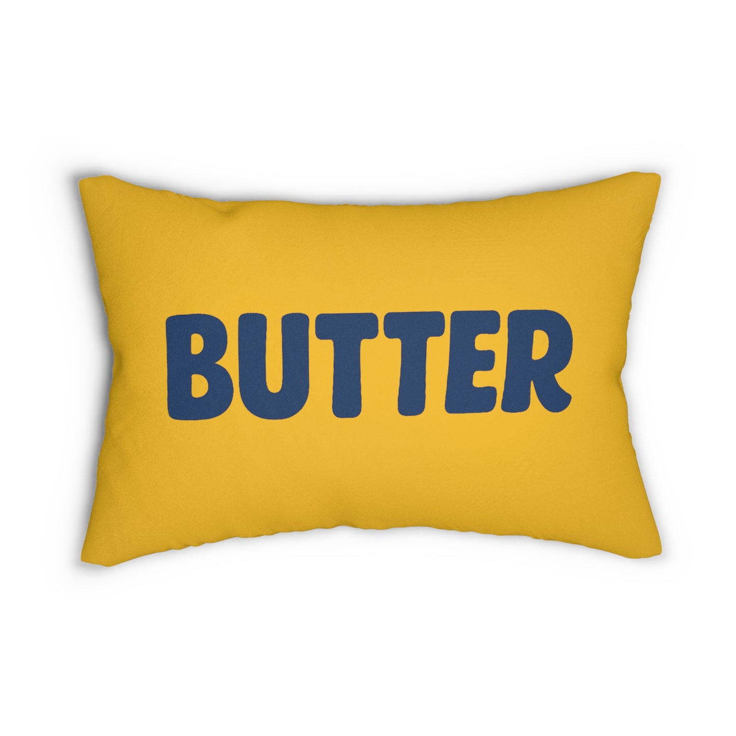 Butter-Themed Lumbar Pillow