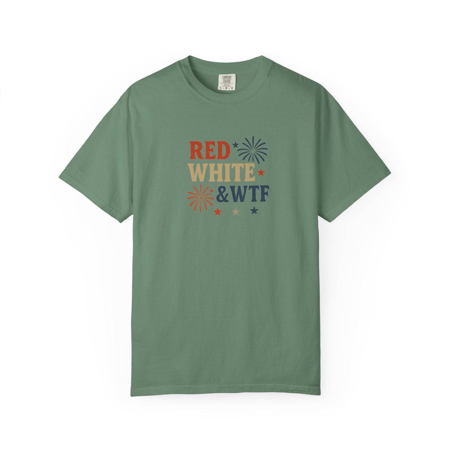 Red White and WTF Oversized T-shirt