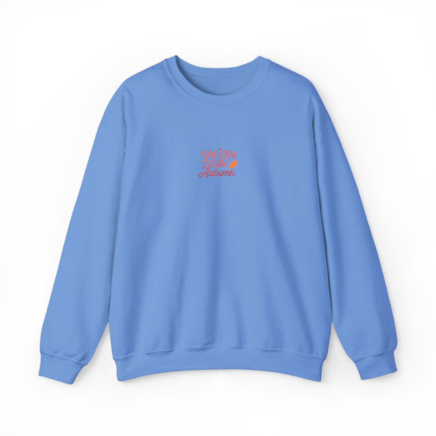 You Look Like Autumn Embroidered Crewneck Sweatshirt