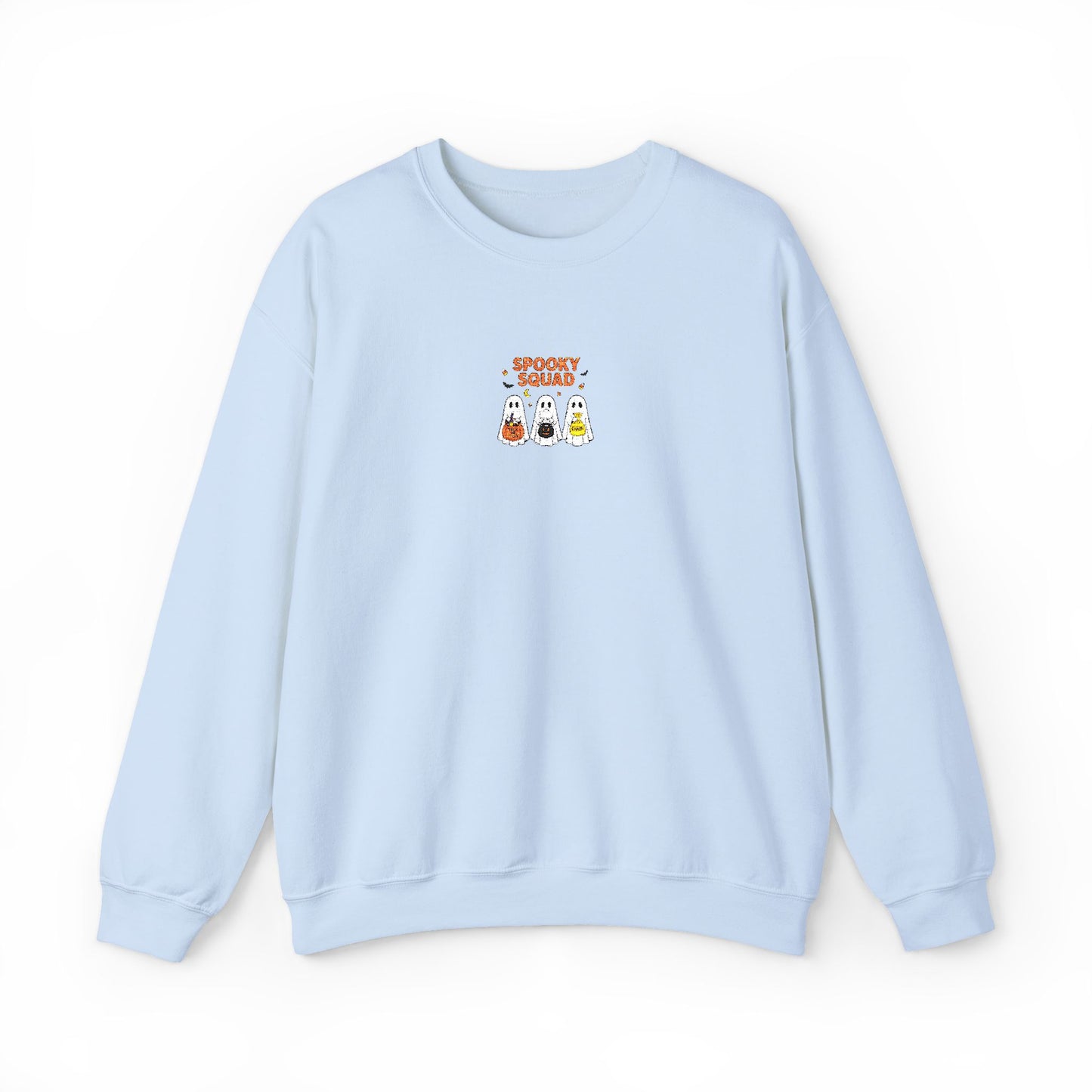 Spooky Squad Trick or Treat Embroidered Crewneck Sweatshirt