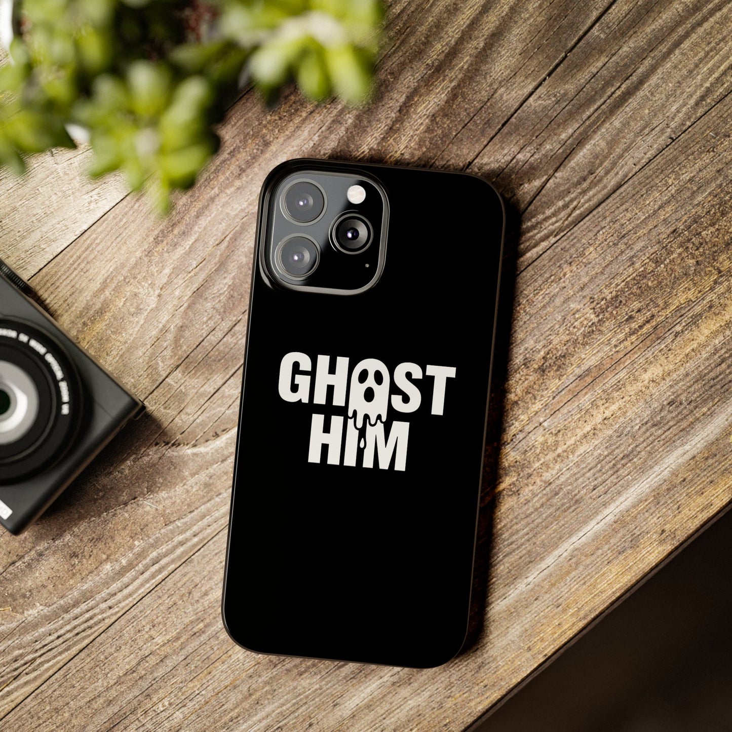 Ghost Him Slim iPhone Case