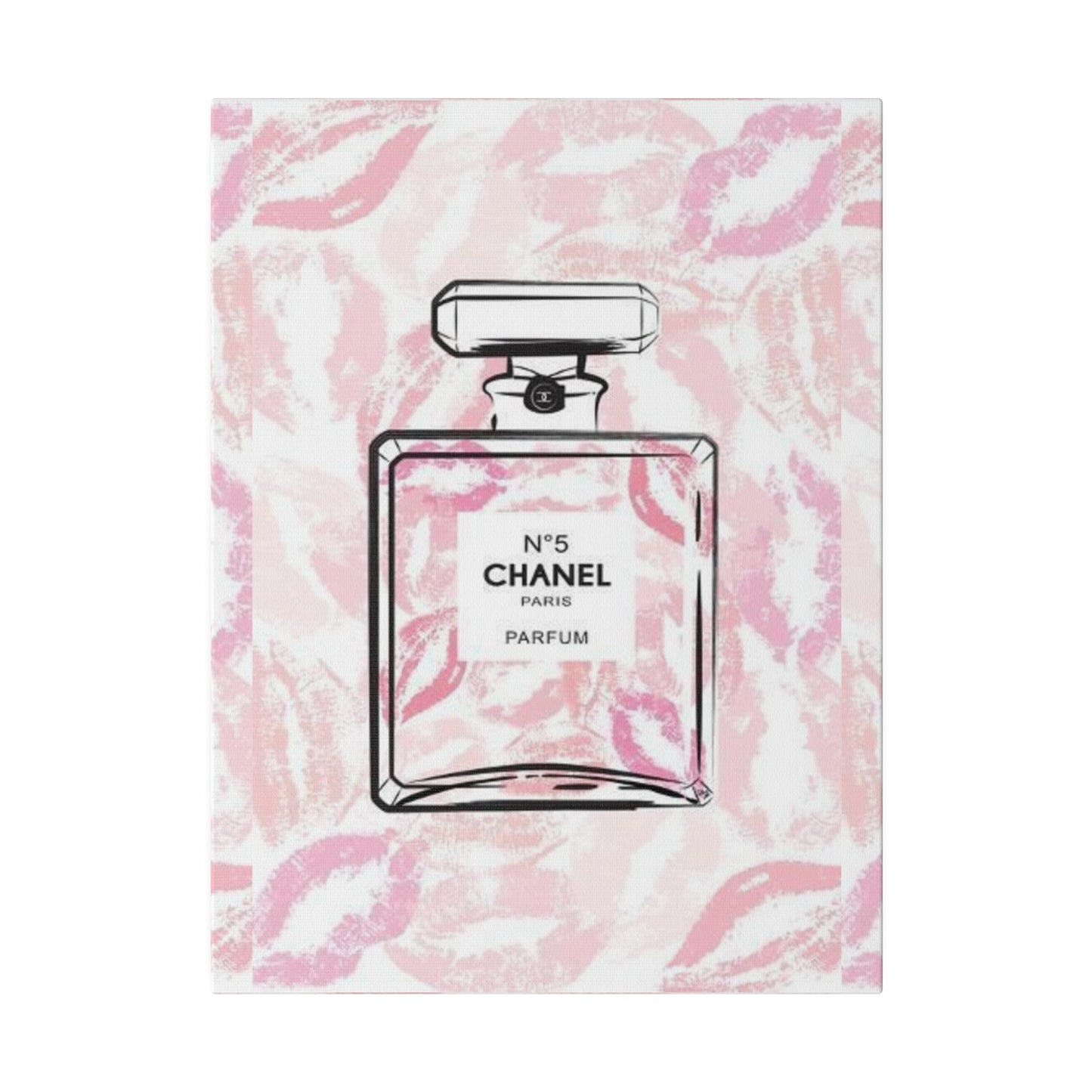 Luxury Fragrance Kisses Matte Canvas, Stretched