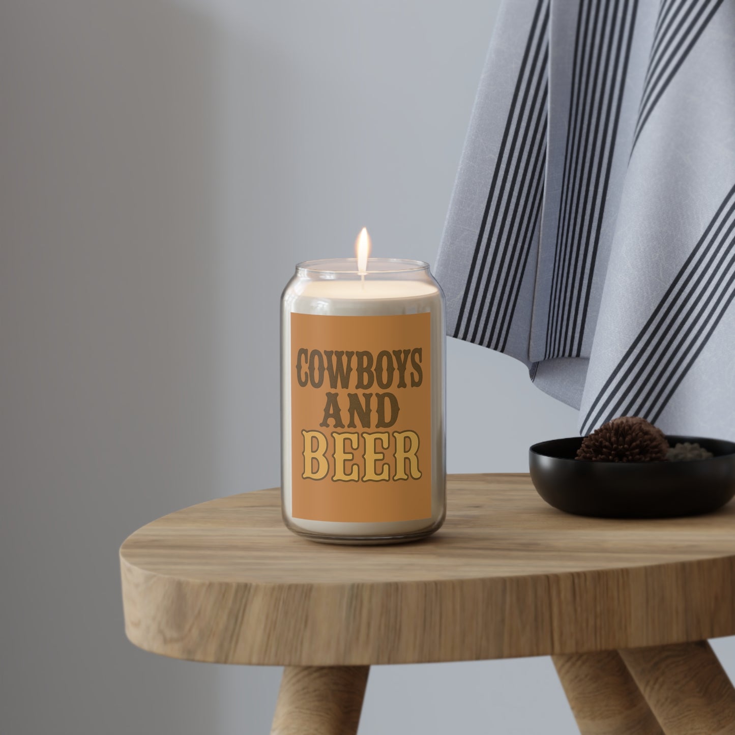 Cowboys and Beer Scented Candle (13.75 oz)