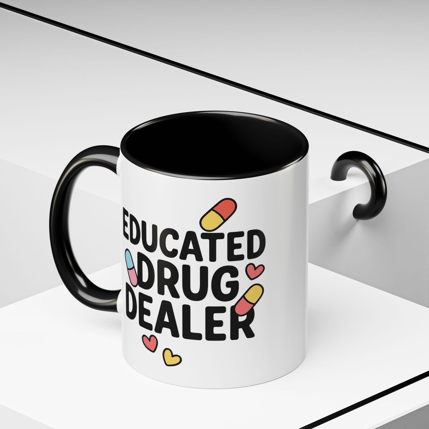 Educated Drug Dealer Accent Coffee Mug (11, 15oz)