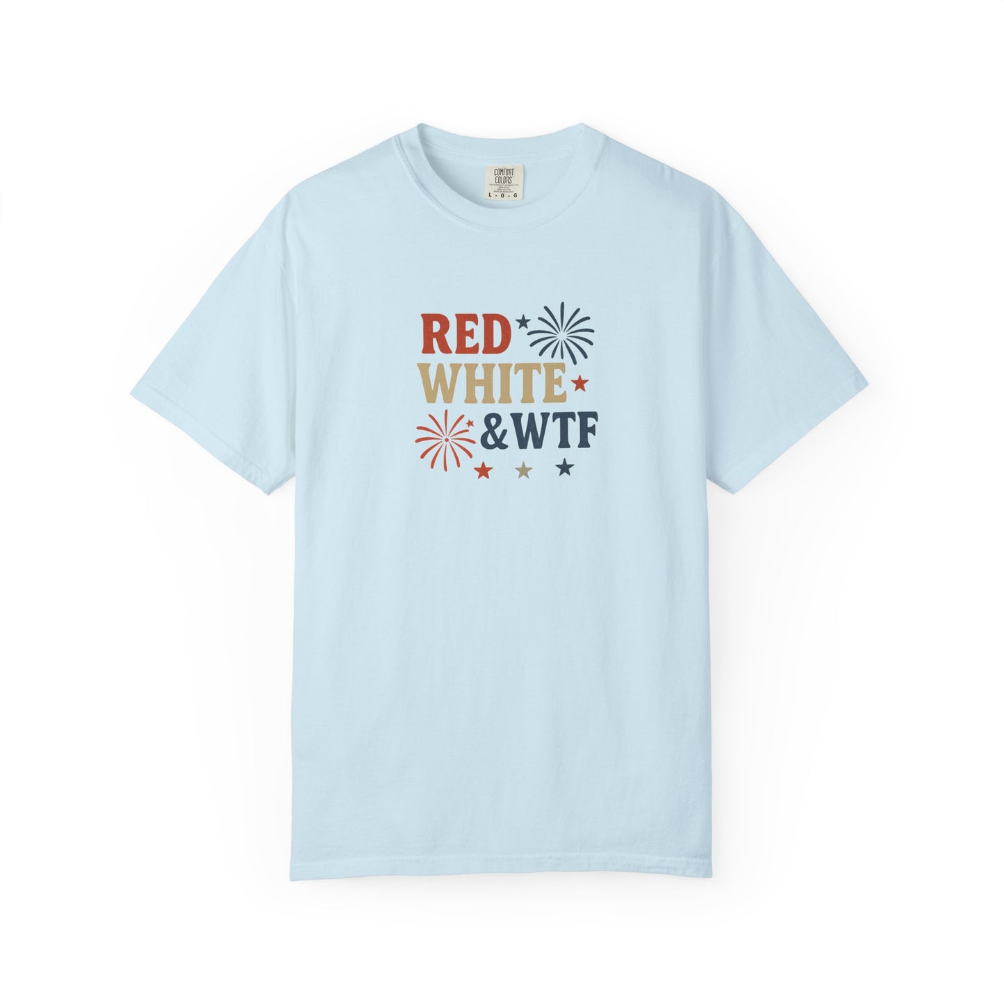 Red White and WTF Oversized T-shirt