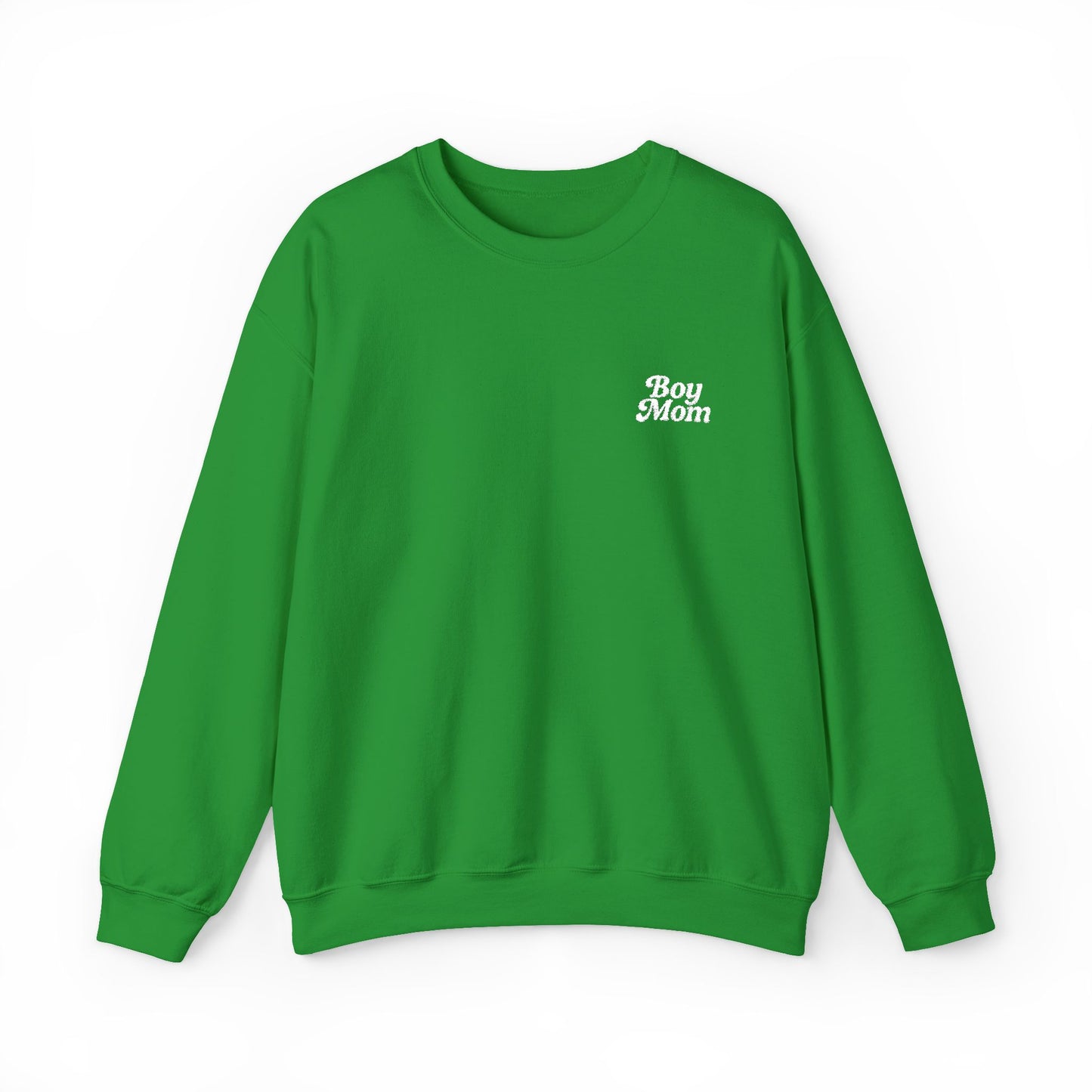 Boy Mom Retro Embroidered Crewneck Sweatshirt