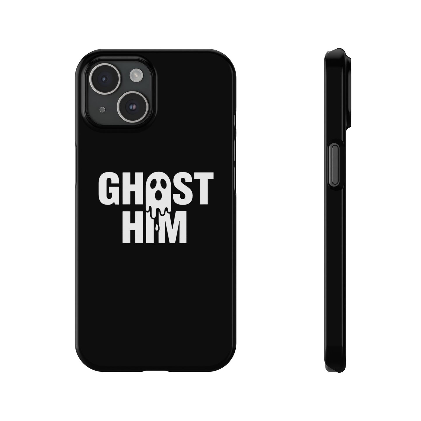 Ghost Him Slim iPhone Case