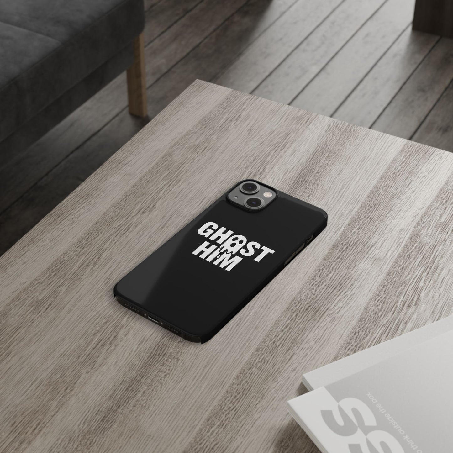 Ghost Him Slim iPhone Case
