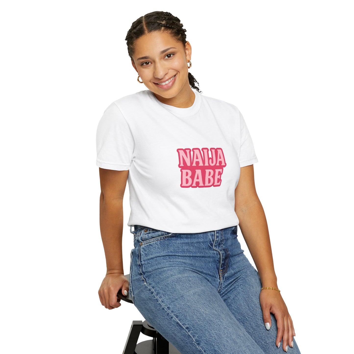 Naija Babe Pink Oversized T-shirt