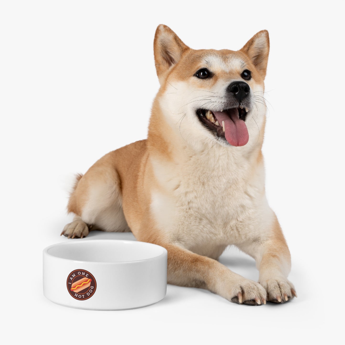 I Am One Hot Dog Pet Bowl