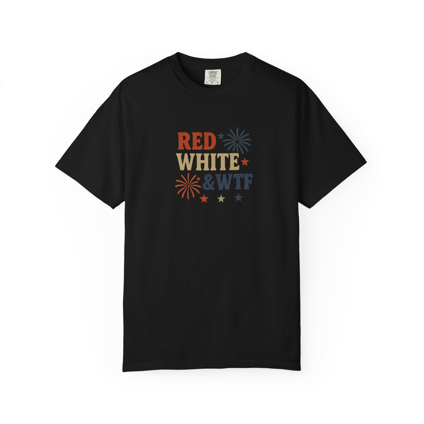 Red White and WTF Oversized T-shirt