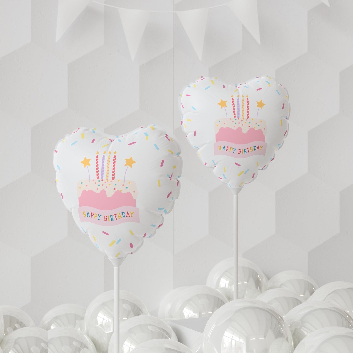 Happy Birthday Candles 11" Balloon