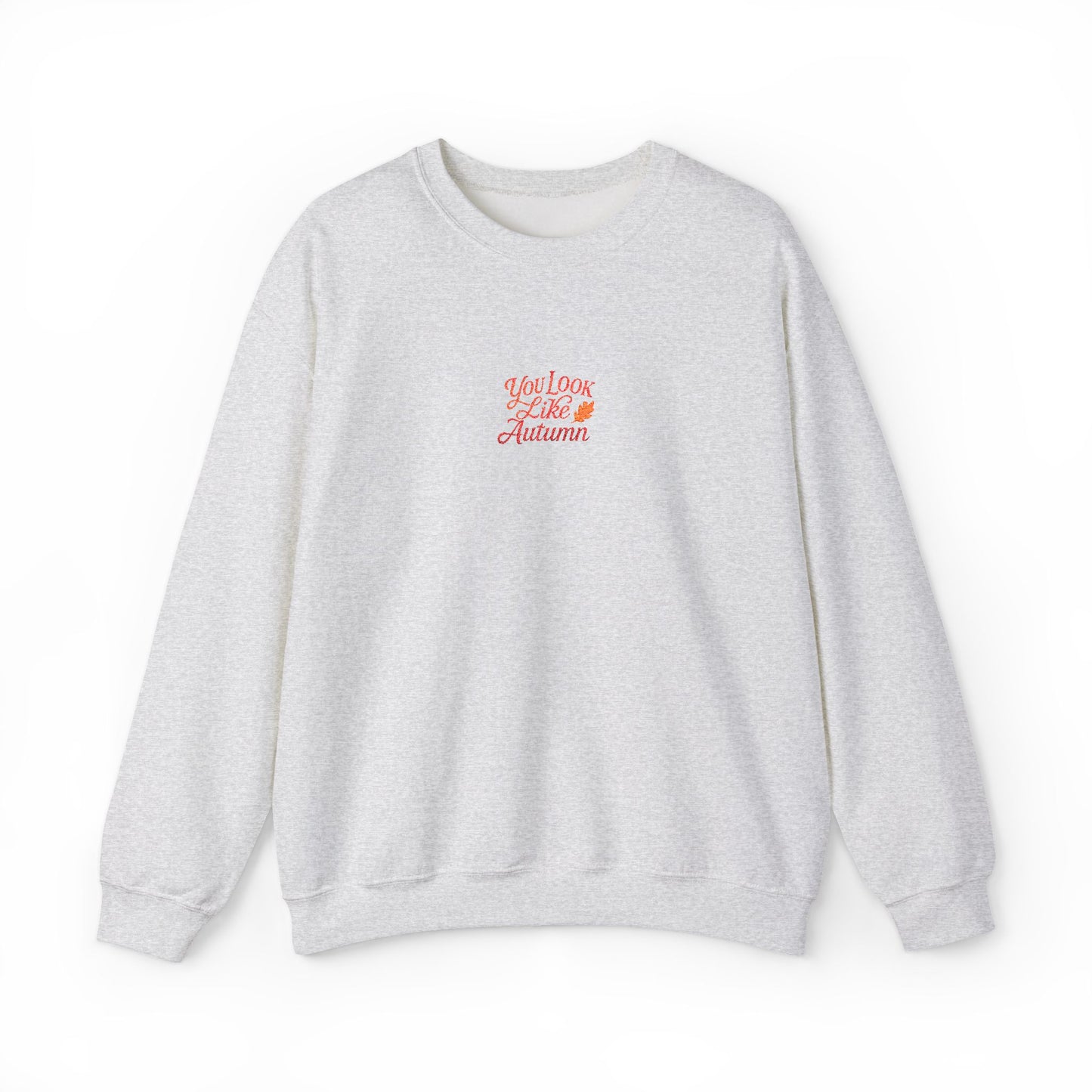 You Look Like Autumn Embroidered Crewneck Sweatshirt