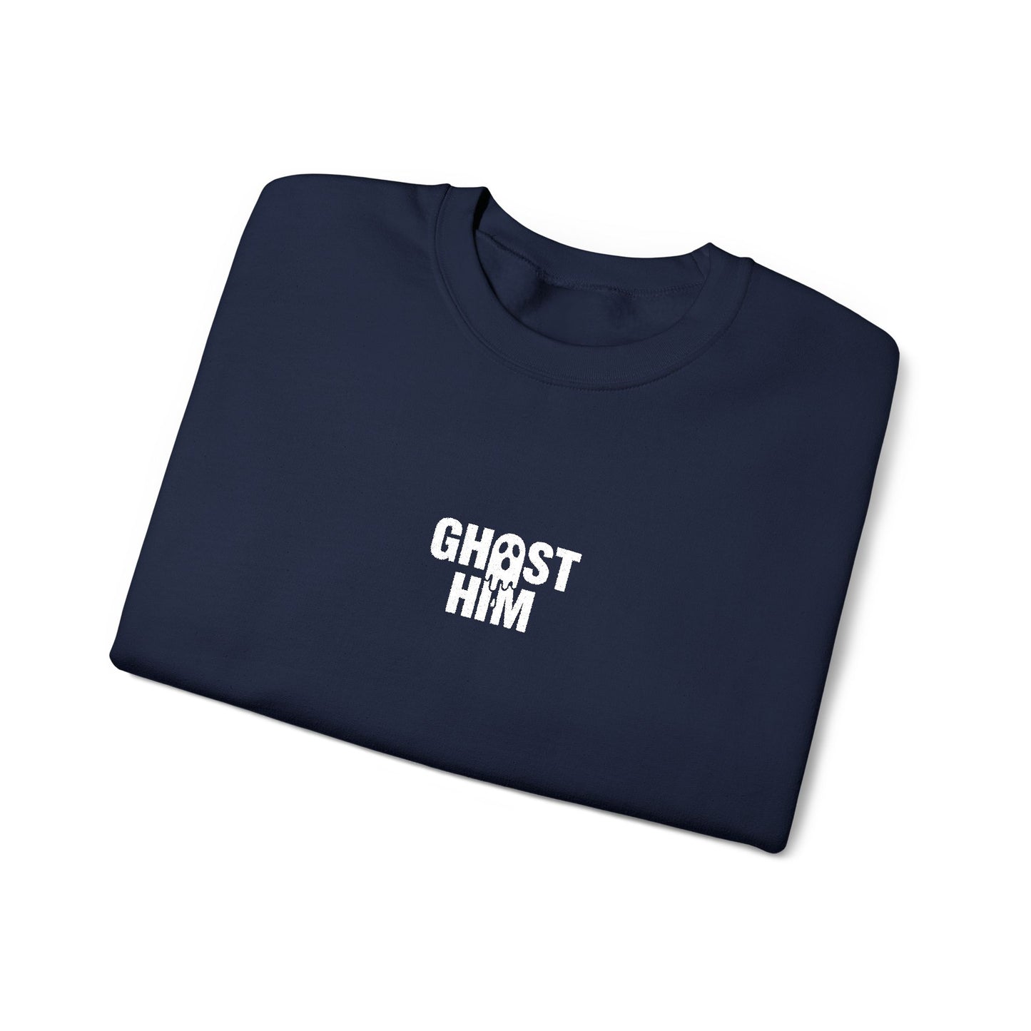 Ghost Him Embroidered Crewneck Sweatshirt