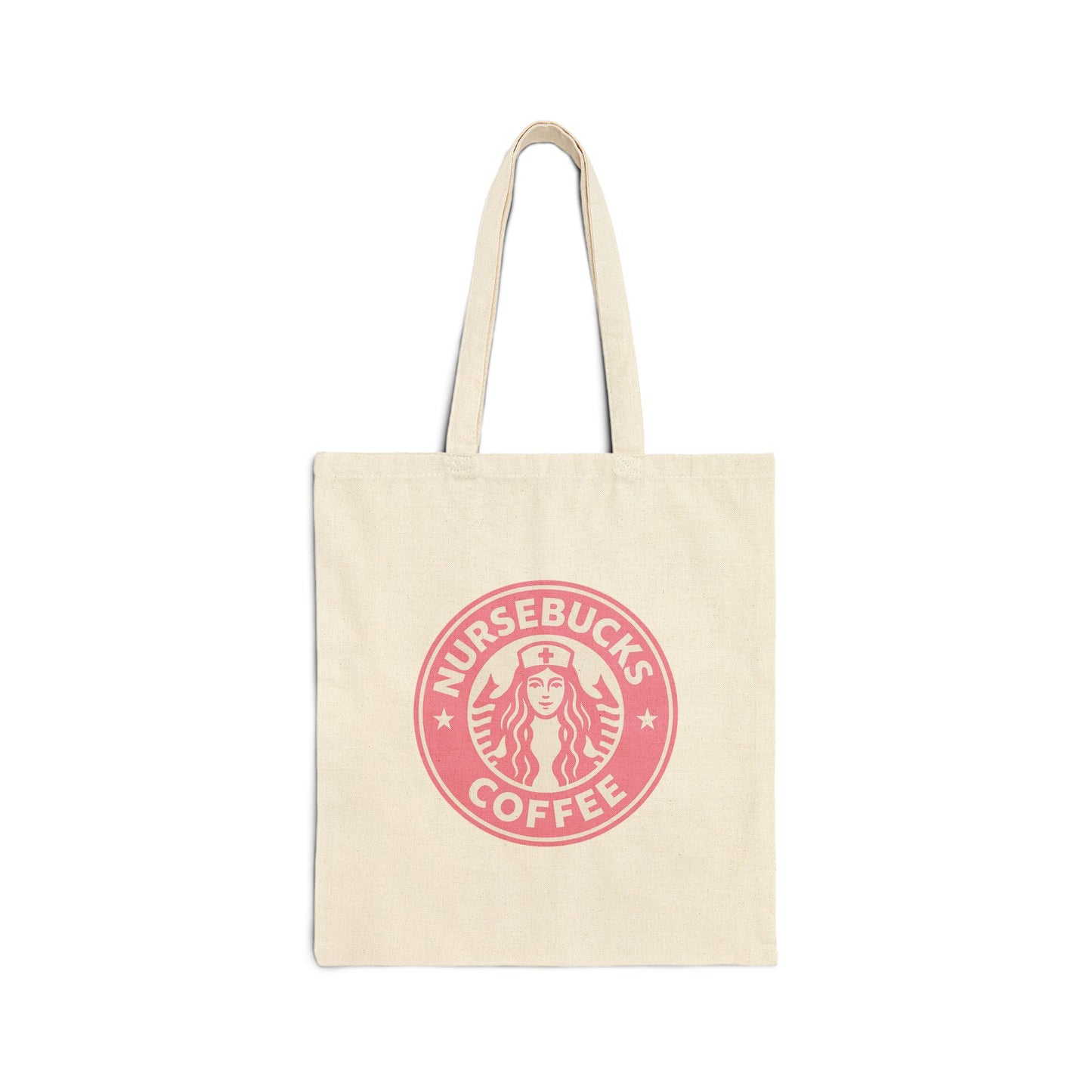 Nursebucks Coffee Cotton Canvas Tote Bag