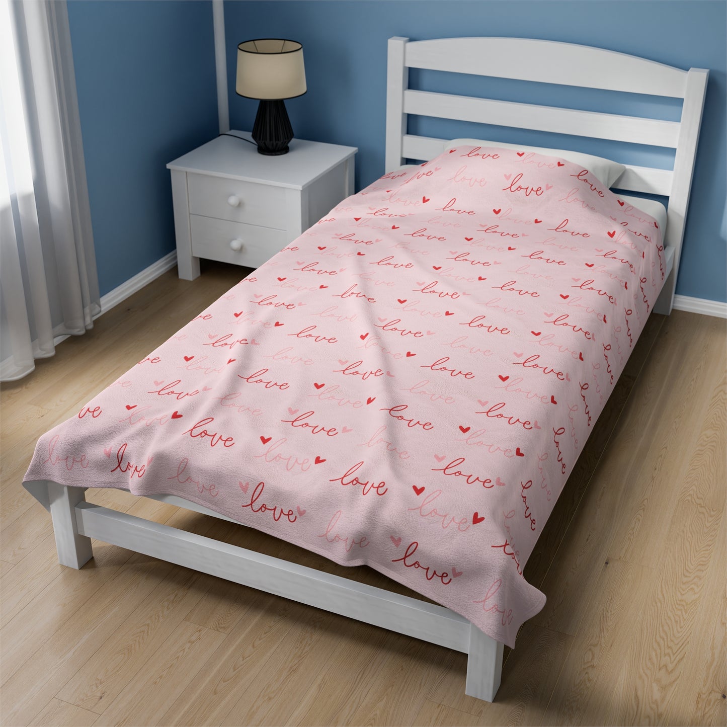 Love Silk Velveteen Plush Blanket