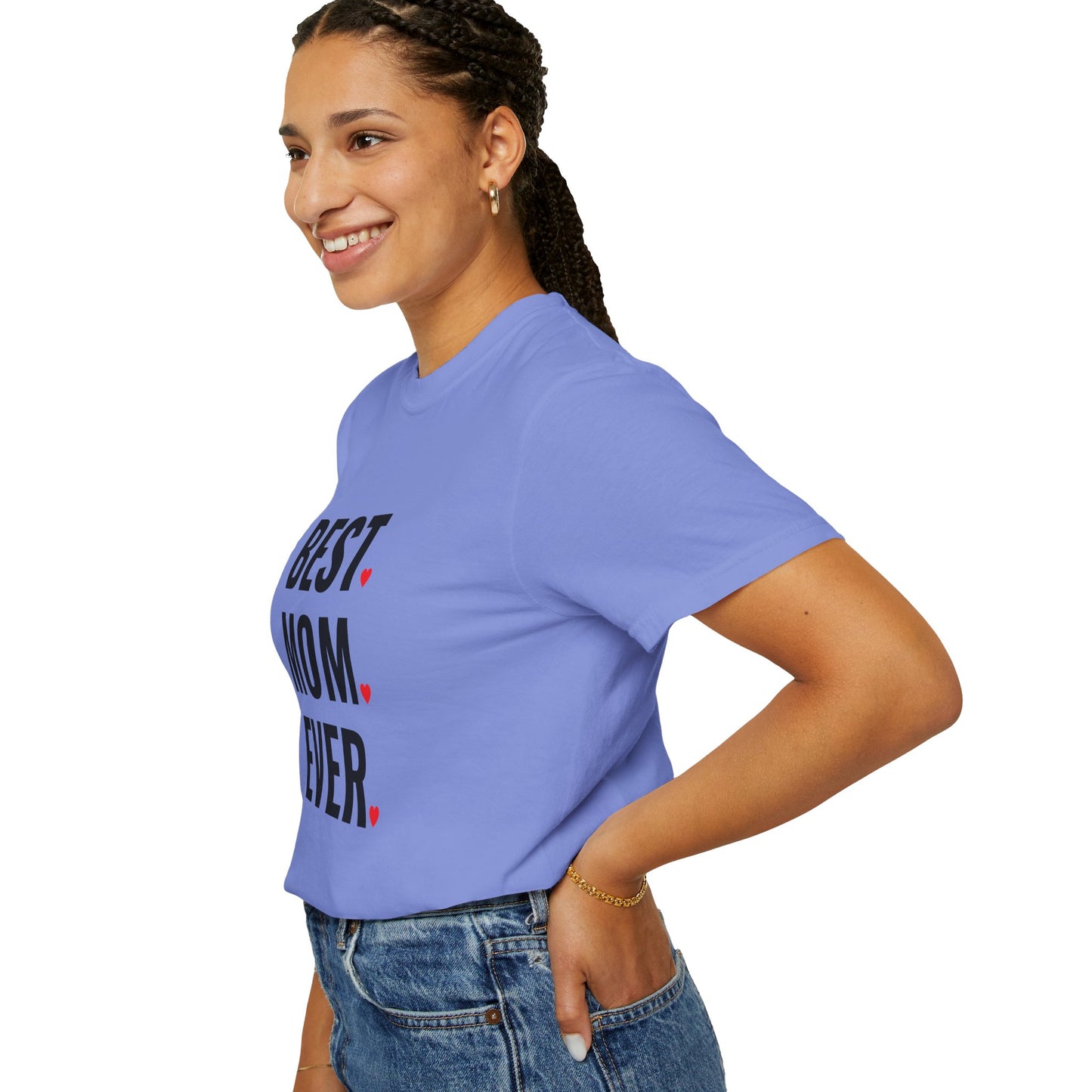 Best Mom Ever Hearts Oversized T-shirt