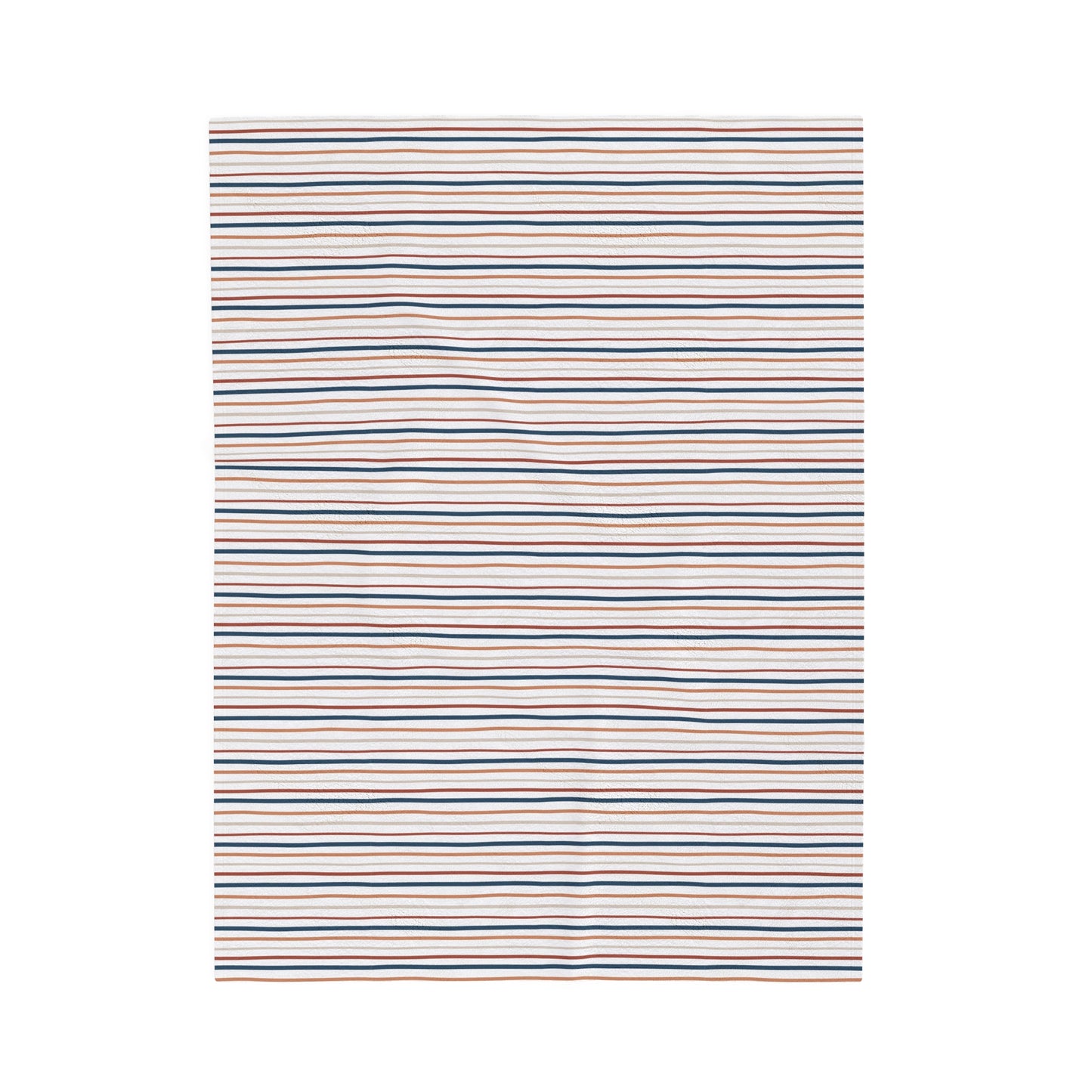 Boho Stripes Velveteen Plush Blanket