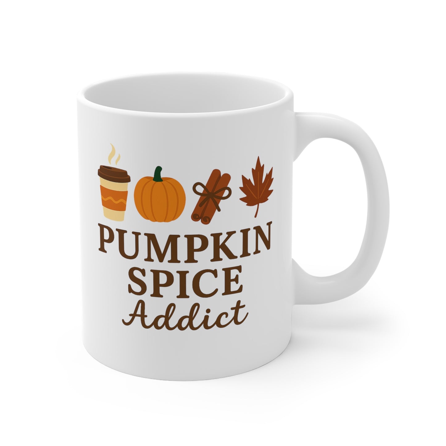 Pumpkin Spice Addict Ceramic Mug (11oz, 15oz, 20oz)