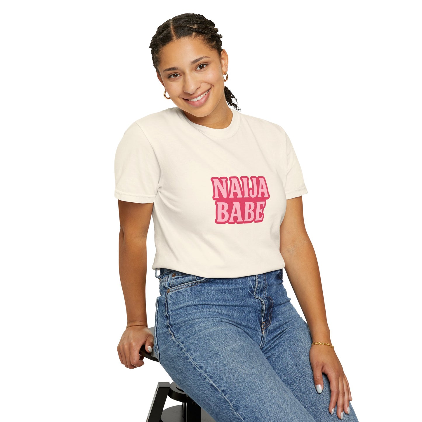Naija Babe Pink Oversized T-shirt