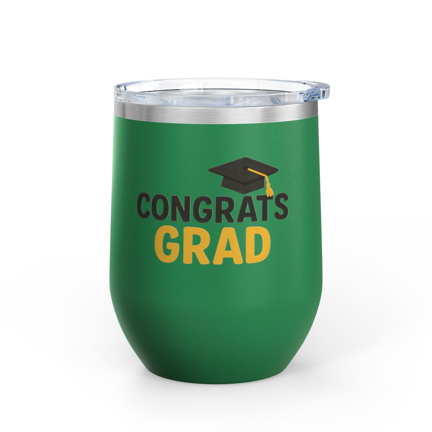 Congrats Grad Cap Graduation Wine Tumbler