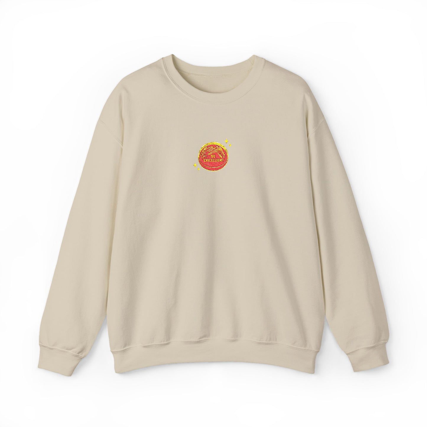 Be Excellent Embroidered Crewneck Sweatshirt