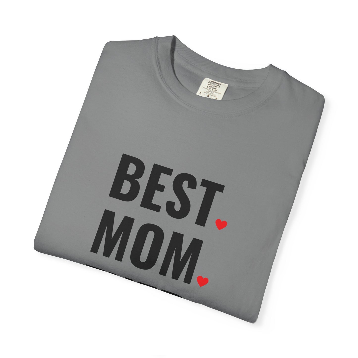 Best Mom Ever Hearts Oversized T-shirt