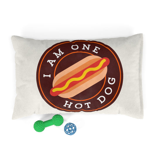 I Am One Hot Dog Pet Bed