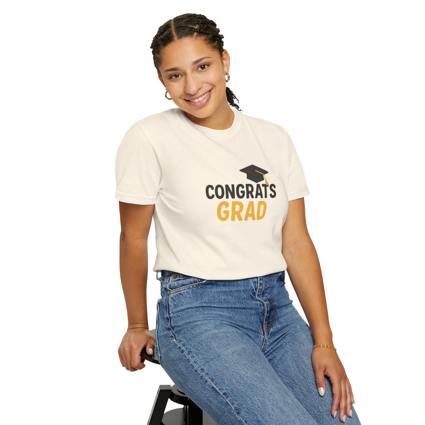 Congrats Grad Cap Oversized T-shirt